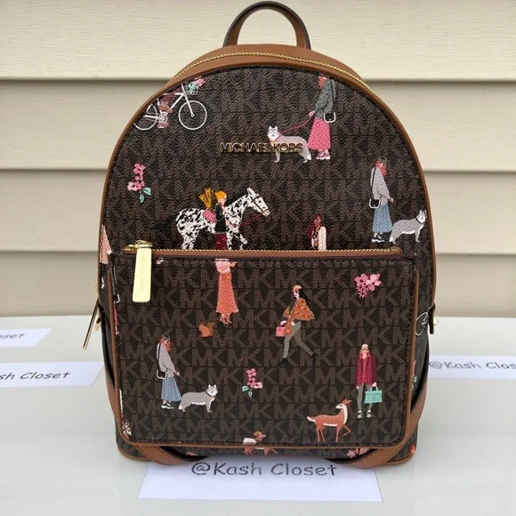 michael kors jet set adina bag. Brand new still with tags. Michael Kors Jet Set Girls Adina Medium Backpack Signature  main image 2